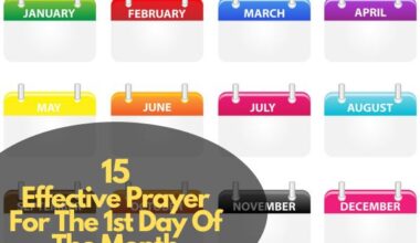 15 Effective Prayer For The 1st Day Of The Month