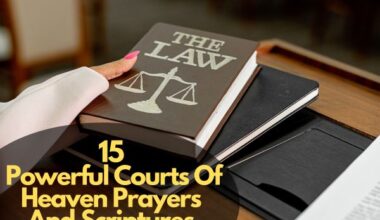Courts Of Heaven Prayers And Scriptures