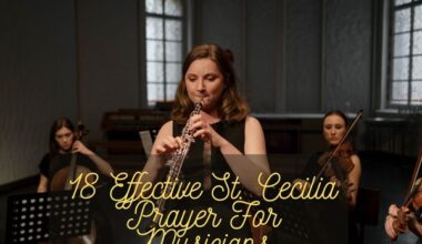 St. Cecilia Prayer For Musicians