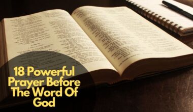 18 Powerful Prayer Before The Word Of God