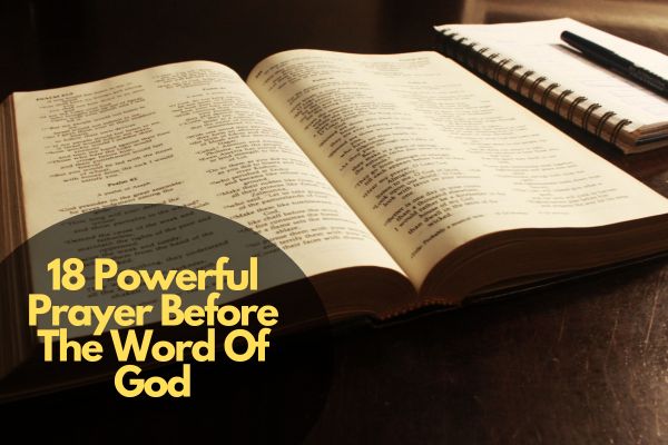 18 Powerful Prayer Before The Word Of God