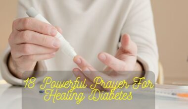 Prayer For Healing Diabetes