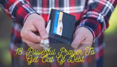 Prayer To Get Out Of Debt