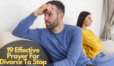 19 Effective Prayer For Divorce To Stop