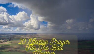 Prayer For The Bad Weather