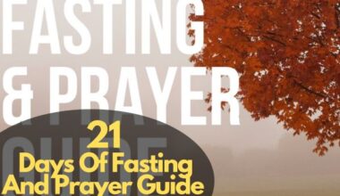 21 Days Of Fasting And Prayer Guide