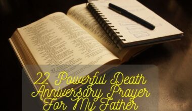 Death Anniversary Prayer For My Father