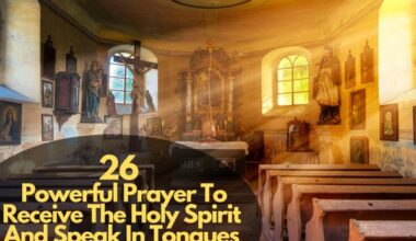 Prayer To Receive The Holy Spirit And Speak In Tongues