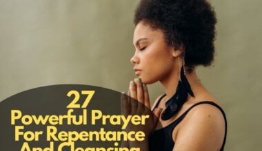 Prayer For Repentance And Cleansing