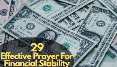 Prayer For Financial Stability