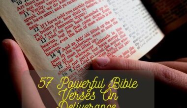 57 Powerful Bible Verses On Deliverance