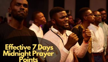 7 Days Midnight Prayer Points