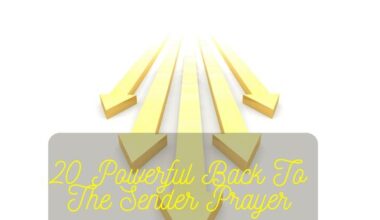 Back To The Sender Prayer