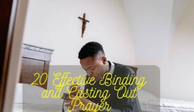 Binding and Casting Out Prayer