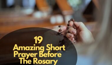 Amazing Short Prayer Before The Rosary