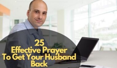Effective Prayer To Get Your Husband Back