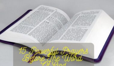 Powerful Prayers Before The Word Of God