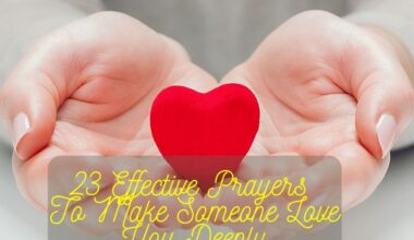 Effective Prayers To Make Someone Love You Deeply