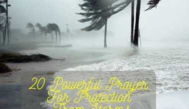 Powerful Prayer For Protection From Storms
