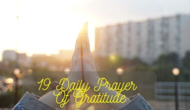 Daily Prayer Of Gratitude