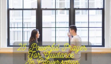 Powerful Prayer For Guidance In Conversation