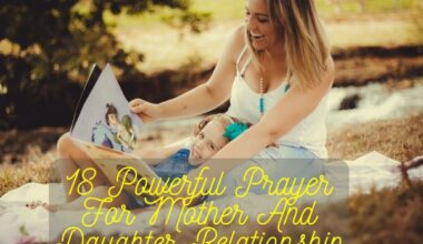 Powerful Prayer For Mother And Daughter Relationship
