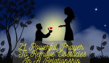Powerful Prayer To Remove Obstacles In A Relationship