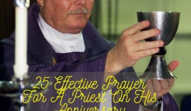 Effective Prayer For a Priest On His Anniversary