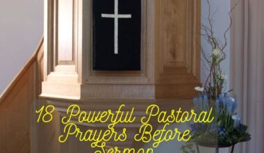 Powerful Pastoral Prayers Before Sermon