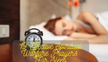 Effective Spiritual Warfare Prayers For Sleep