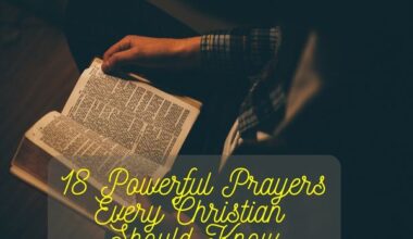 Powerful Prayers Every Christian Should Know