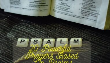 Powerful Prayers Based On Psalms
