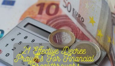 Effective Decree Prayers for Financial Breakthroughs