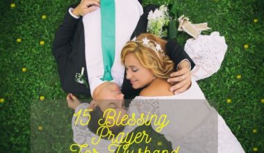 Blessing Prayer For Husband