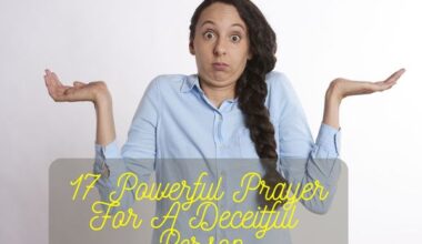 Powerful Prayer For a Deceitful Person