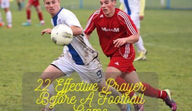 Effective Prayer Before A Football Game