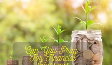 Can You Pray For Financial Blessings