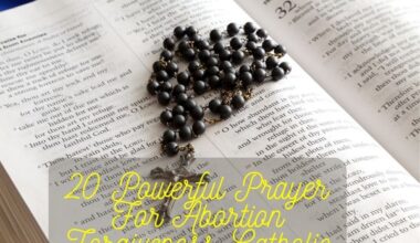 Catholic Prayer For Abortion Forgiveness