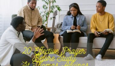 Effective Prayer Before Study St Thomas Aquinas