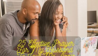Effective Prayer For My Husband To Love Me Again