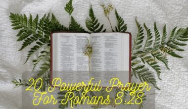 Powerful Prayer For Romans 8:28