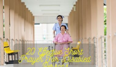 Effective Short Prayer For Disabled Persons