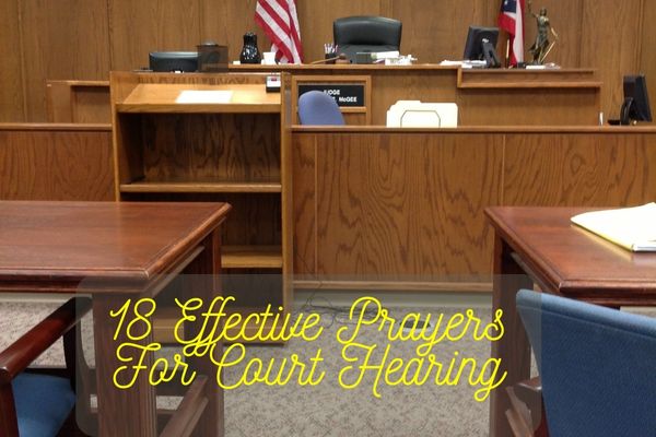 18 Effective Prayers For Court Hearing