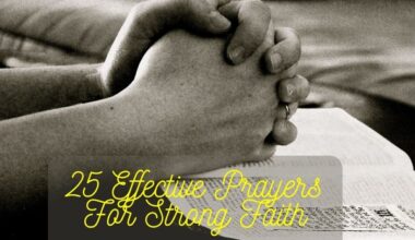 Effective Prayers For Strong Faith