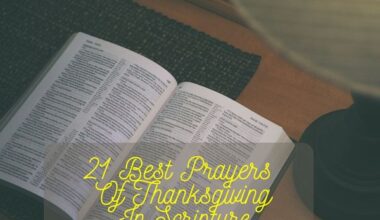 Best Prayers Of Thanksgiving In Scripture