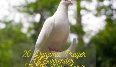 Dynamic Prayer Of Surrender To The Holy Spirit