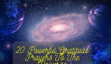 Powerful Gratitude Prayers To The Universe