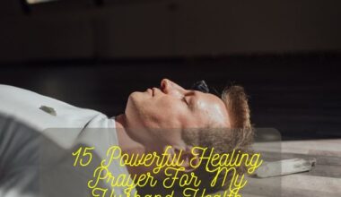 Healing Prayer For My Husband's Health