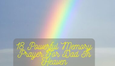 Memory Prayer For Dad In Heaven