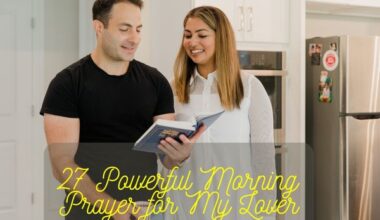 Morning Prayer for My Lover